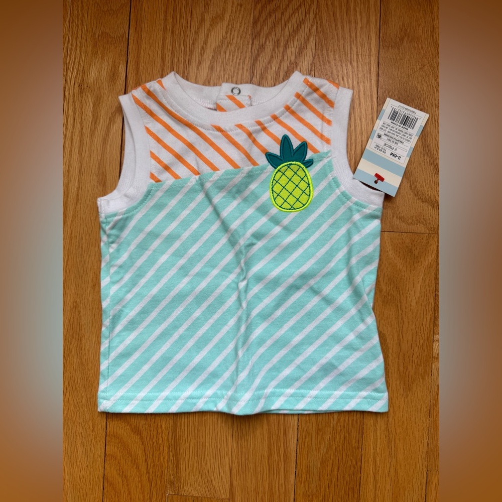 Target Cat & Jack Colorful Striped Kids Tank Top